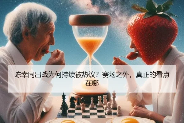 陈幸同出战为何持续被热议？赛场之外，真正的看点在哪